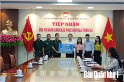 Bộ Quốc phòng ủng hộ nhân dân Cao Bằng khắc phục hậu quả thiên tai